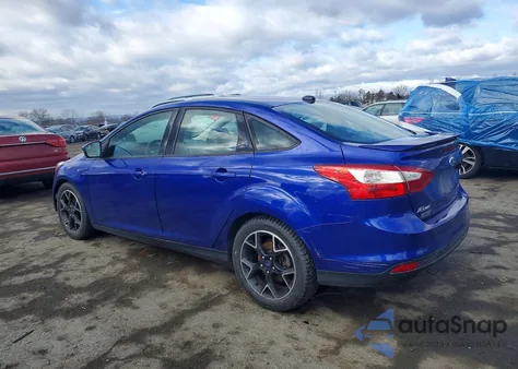 2013 Ford Focus Se из США, поврежденный, VIN 1FADP3F20DL186530